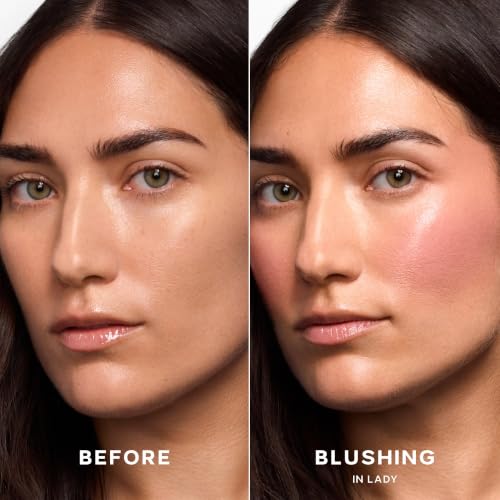 Saie Dew Liquid Blush for Cheeks - Lady / 0.40 oz - Buildable Natural Flush