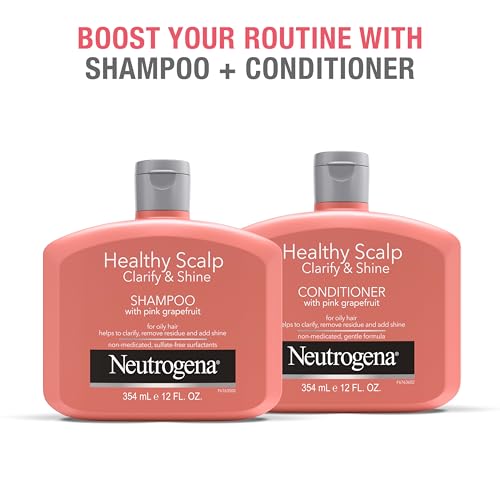 Neutrogena Exfoliating Healthy Scalp Conditioner for Oily Hair - 12oz Pack of 2