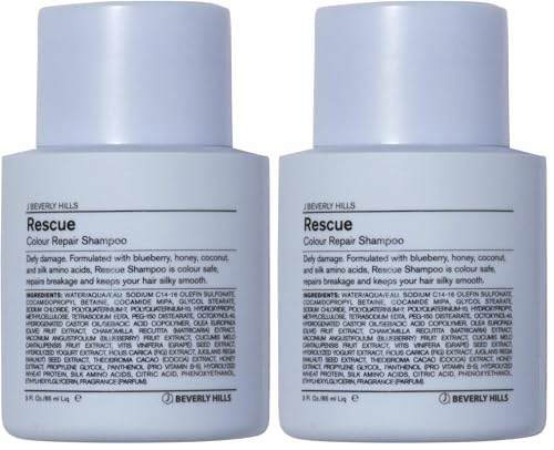 J Beverly Hills Blue Rescue Color Repair Shampoo 3oz Pack of 2