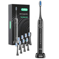 Electric Toothbrush Sonic Power 40,000 VPM 5 Modes Waterproof 30-Day Battery - Black