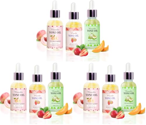 Yoni Oil for Women Set of 9 - Natural Feminine Oil Deodorant & Moisturizer
