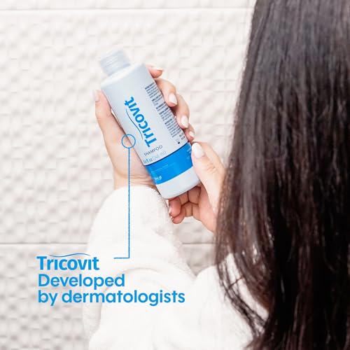 Tricovit Hair Growth Shampoo for Men & Women - Scalp Regrowth & Hair Thickening (8.4 oz)