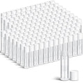 DIY Lip Balm Tubes with Caps - 200 Clear & White Empty Lipstick Containers