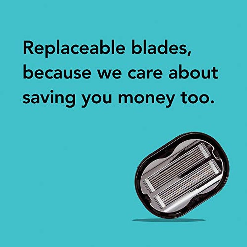 3 Pack Premium Omnishaver Replacement Cartridge Refill Kit with One Blade Removal Tool - An Alternative to Disposable, Self Cleans & Strops During Use - Durable Smooth & Comfortable 12 Cartridges