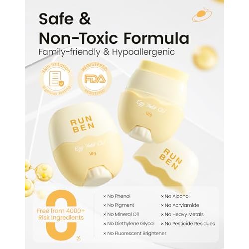 RUNBEN Kids Face Lotion Stick, 72H Deep Moisturizing, Gentle & Non-Greasy Baby Moisturizer Balm, Repair Skin Barrier, Relieves Kids Dry & Sensitive Skin Care, Easy Application