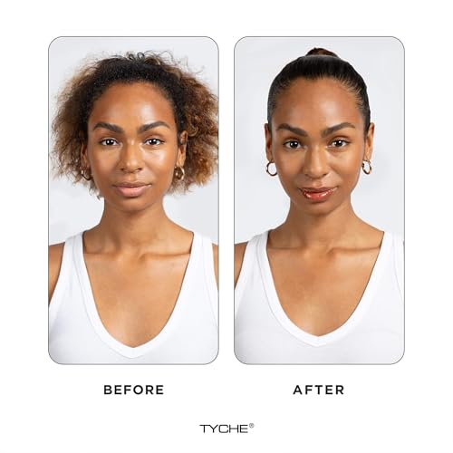 NICKA K NEW YORK Tyche TruEDGE Plus Controller ? 100ml / 3.38 fl oz ? Water-Based, Black Castor Oil & Hemp Seed Oil ? Long-Lasting Hold, Non-Flaky, Natural Shine, 8 Fragrances (HETR11 Sweet Peach)
