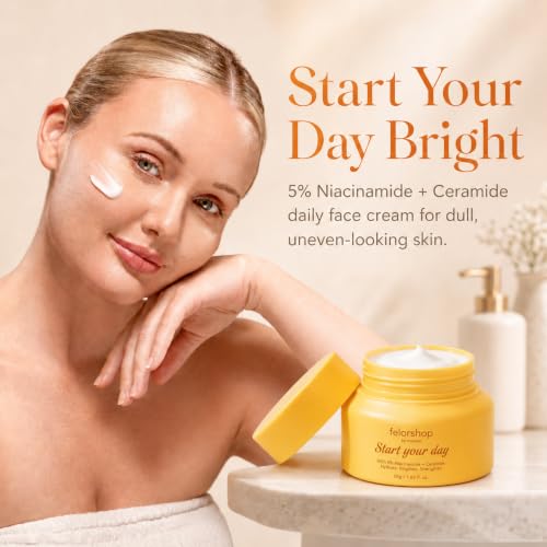 Daily Face Cream with 5% Niacinamide, Ceramide Moisturizer 1.69 fl oz