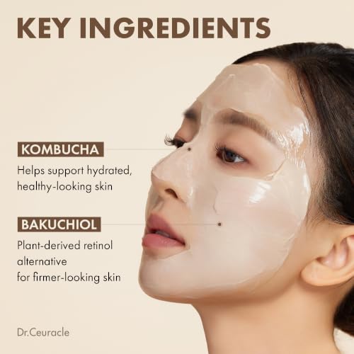 Vegan Kombucha Tea Sleep Mask - Overnight Hydrating Face Moisturizer 3.52 oz