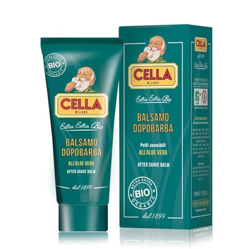 Cella Milano Aftershave Balm ? Soothing & Hydrating Post-shave Formula for All Skin Types, Enriched with Aloe Vera, 100?ml ? Irrestistible Pink Pepper & Precious Woods Scent, Made in Italy