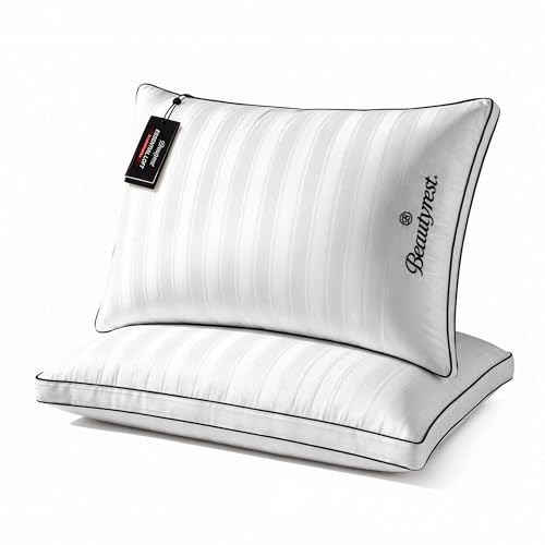 White King Size Luxury Pillows Set of 2 - Hotel Collection Support & Comfort
