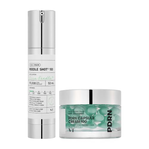 Glass Skin Care Duo with Microneedling Serum & Hydrating PDRN Moisturizer