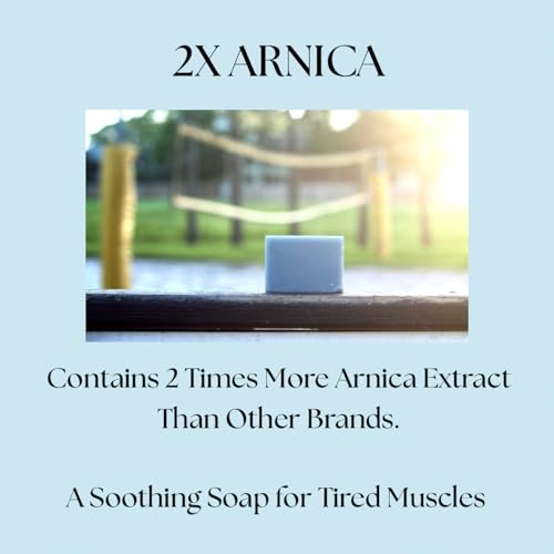 Aspen Kay Naturals Arnica Soap. With Organic Shea Butter, Arnica Oil & Pure Essential Oils. All Skin Types. Made in the USA. 4.5 oz Bar