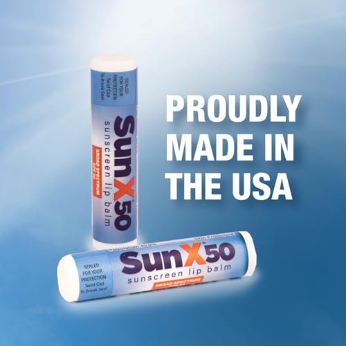 Lip Balm SPF 50 Pack of 15 Water-Resistant Sunscreen Lip Protectors - Travel Size