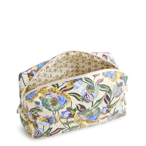 Large Cosmetic Bag for Travel & Makeup Organizer - Gardenia Garden