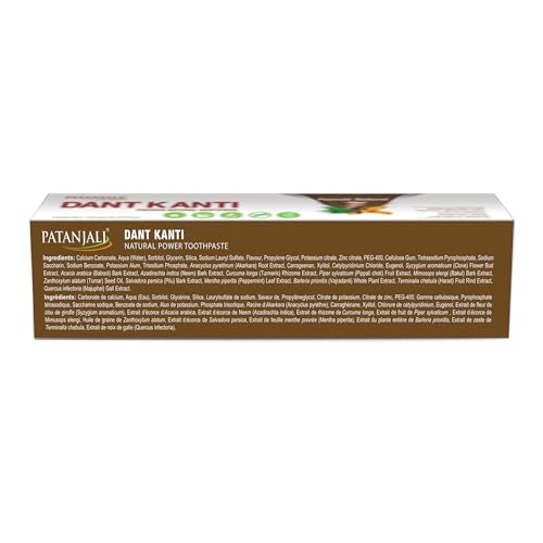 Herbal Fluoride-Free Toothpaste with Neem Clove Babool - Natural Oral Care Pack of 6