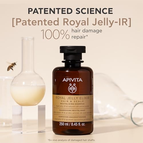 Revitalizing Hair Shampoo with Royal Jelly & Natural Silk Amino Acids - Sulfate & Silicone Free
