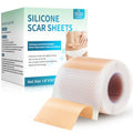 Rvlaim Medical-Grade Silicone Scar Sheets 4M Roll for Keloid & Surgical Scars