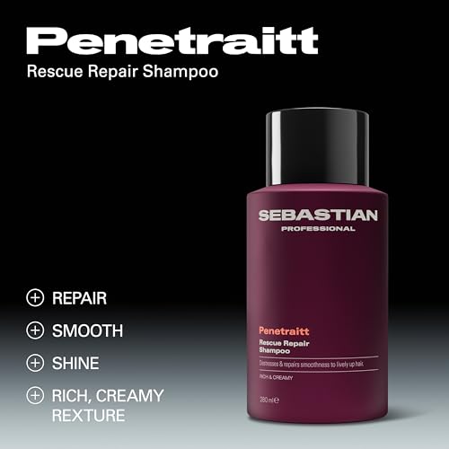 Sebastian Professional Penetraitt Shampoo 9.4 Fl Oz for Damaged Hair Repair