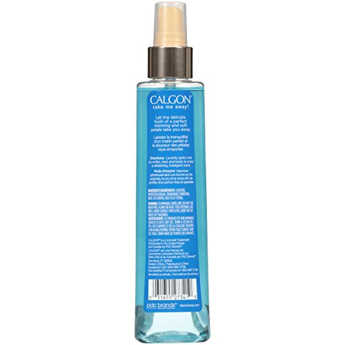 Calgon Morning Glory Fragrance Body Mist 8 oz Pack of 3 - US Made