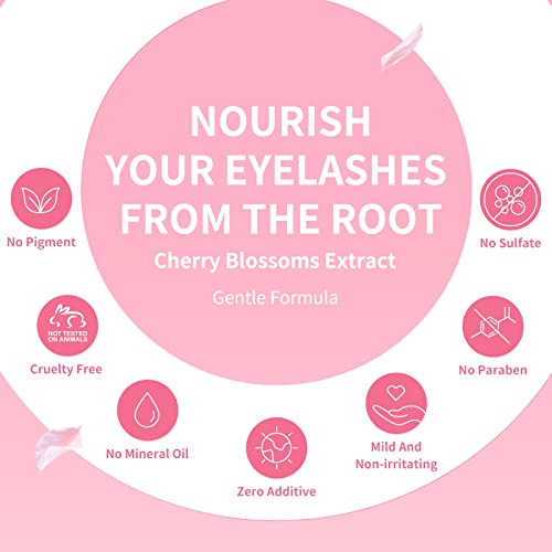 Eyelash Extension Cleanser, Upgraded Eyelash Extension Shampoo 60ML+Mascara Wand+Brush Eyelash Foam Cleanser For Extensions and Natural Lashes