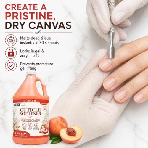 Pro Nail Salon Prep Cuticle Remover Cream 128oz Softening Solution