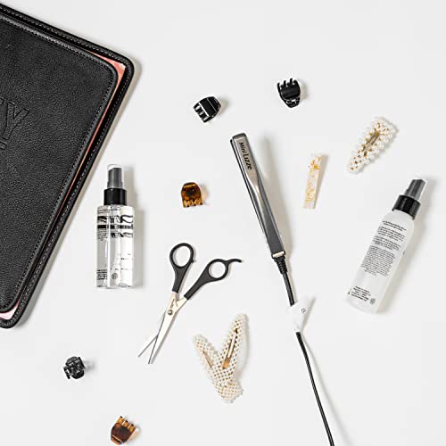 Mini Travel Flat Iron Hair Straightener - Titanium, Compact & Fast Heating