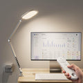 LitONES LED Desk Lamp with Clamp - White, Adjustable, Multi-Functional