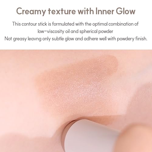 Contouring Stick #2 Cool Gray - Creamy Texture & Natural Blend for Daily Makeup - 1 Count