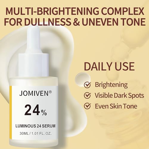 Luminous 24% Serum-10% Niacinamide & 7% Arbutin - 4% VC Ethyl Ether & 3% Tranexamic Acid - 24% Active Formula for Brightening, Visible Dark Spots & Even Skin Tone