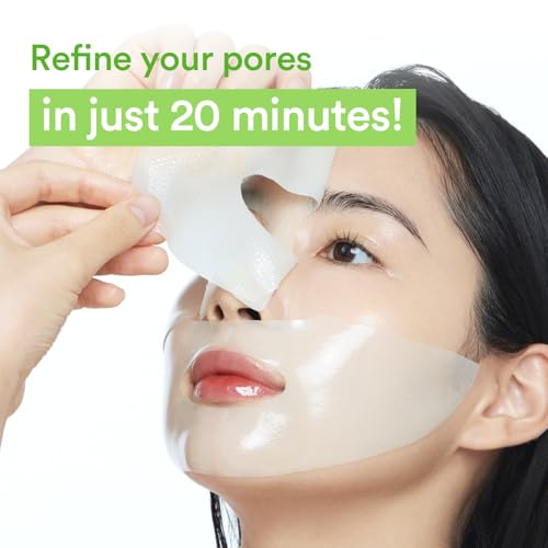 Vegan Collagen Gel Face Mask 10 Sheets Soothing Heartleaf Jelly for Hydration
