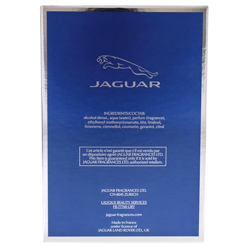 Jaguar Classic Blue Men Eau De Toilette Spray 3.4 Fl Oz Pack of 2 - Romantic Fragrance
