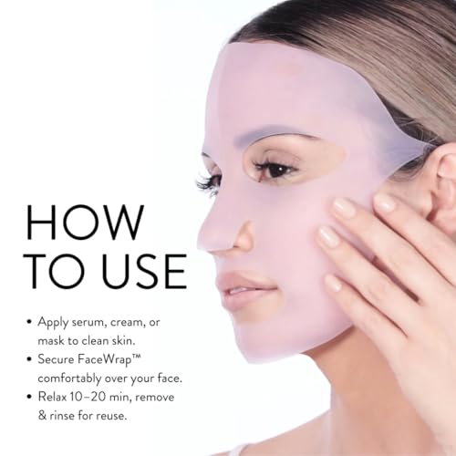 Nurse Jamie FaceWrap Silicone Mask ? Reusable Hydration Wrap for Enhanced Skincare Absorption & Moisture Retention