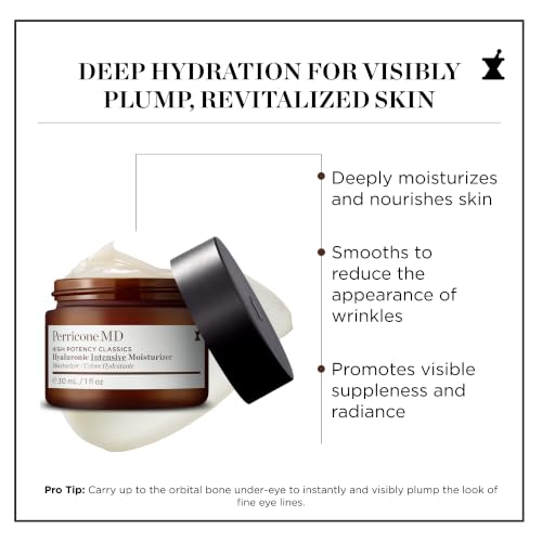 Perricone MD Hyaluronic Intensive Moisturizer 1 oz – Oil-Free Anti-Aging Face Cream
