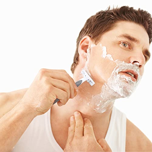 Disposable Razors in Bulk Pack of 30,Gray Bulk Razors Disposable Individually Wrapped Twin Blade Disposable Shaving Razors with Shaving Cream and Clear Cap Set for Homeless,Hotel,Charity,Travel