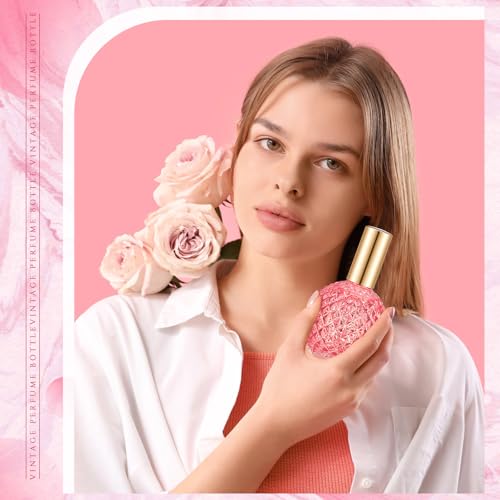 Pink Refillable Glass Perfume Spray Bottles - 12 Pack, 3.4oz Travel & DIY