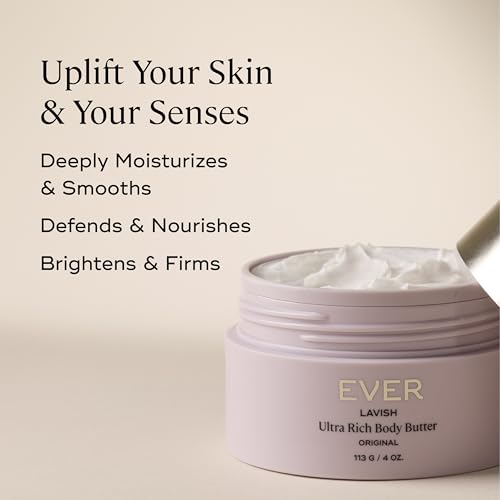 Ultra Rich Body Butter with Vitamin E for Hydration & Firmness - 4 oz