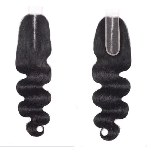 FEHOKA 10 Inch 2x6 Brazilian Body Wave HD Lace Closure for Black Women Middle Part