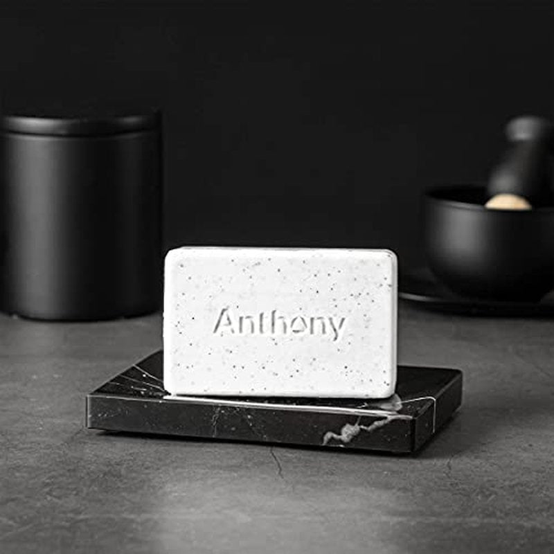 Anthony No Sweat Body Defense, Anti-Chafe Talc Free Cream To Powder Lotion, 3 Fl Oz Exfoliating and Cleansing Bar, Grapefruit, 7 Oz