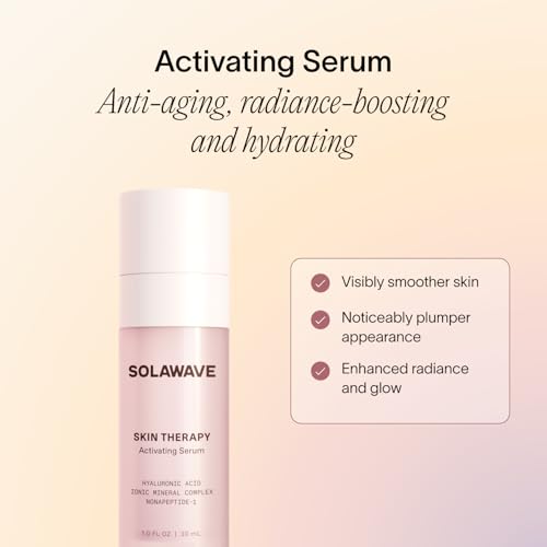 Solawave Skin Therapy Activating Serum with Hyaluronic Acid - 1 Bottle + 1 Refill
