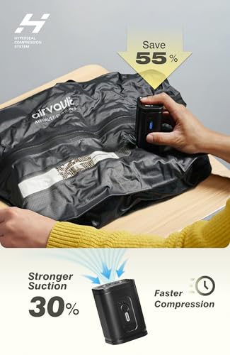 Reusable Vacuum Compression Travel Bag 18L 3-Pack Waterproof Space Saver