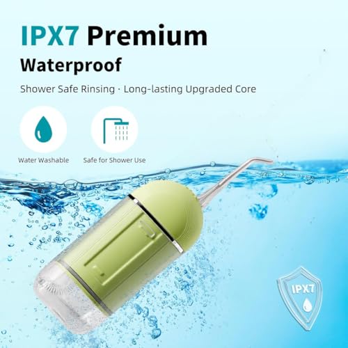 Portable Water Flosser with 3 Modes, Large Tank, Travel Foldable Design