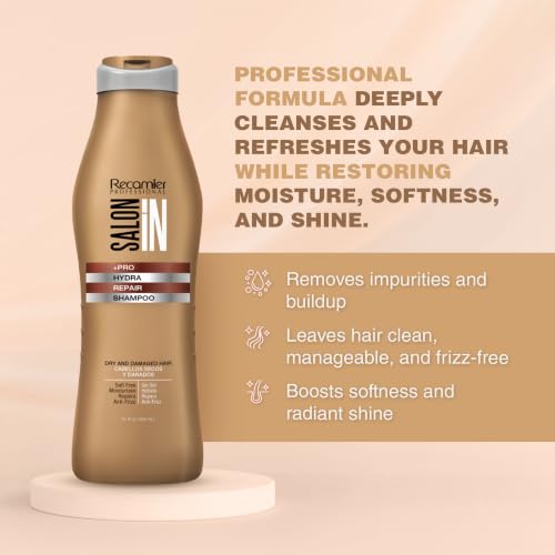 Hydrating Hair Repair Shampoo & Conditioner Set for Dry Damaged Hair - 10.1Oz
