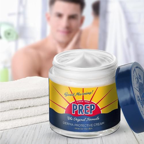 PREP: Derma Protective Cream, Paraben Free 2.53 Fluid Ounce (75ml) Jar (Pack of 2) [ Italian Import ]