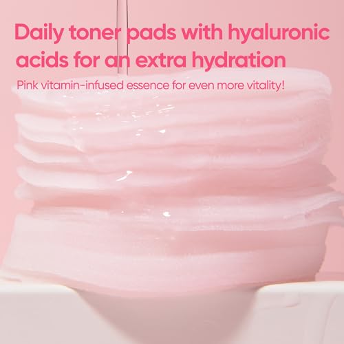 BANILA CO Pink Hydration Toner Pads - Hyaluronic, 70 Count