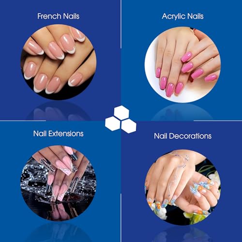 Nomma Plus Professional Liquid Monomer, EMA Nail Liquid for Acrylic Powder, Non-Yellowing Monomer, 8oz Bottle, Professional Salon Quality Manicure and Pedicure Supplies
