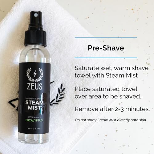 Eucalyptus Steam Mist for Shower & Aromatherapy - 4 oz - Natural Relaxation