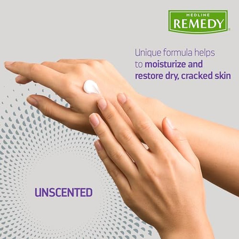 Medline Remedy Specialized Skin Cream, Unscented, 32 oz., Advanced Moisturizing Formula for Dry Skin, Single Pack