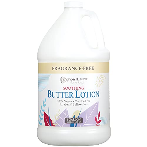 Ginger Lily Farms Botanicals Hand Soap + Butter Lotion Bundle, Fragrance Free
