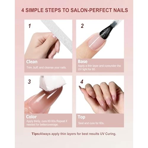 9 Colors Gradient Blooming Gel Nail Polish Palette, Aura Nail Art Kit for Blush Nails, Solid Creamy Gel for Ombre Nails, Sponge Patting Painting Gel, UV/LED Cured Nail Art Set for Beginners