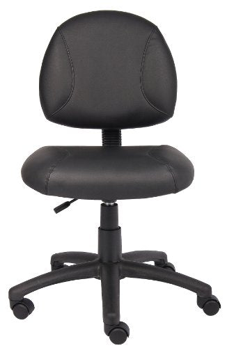 Ergonomic Black Posture Task Office Chair with Adjustable Lumbar & Seat